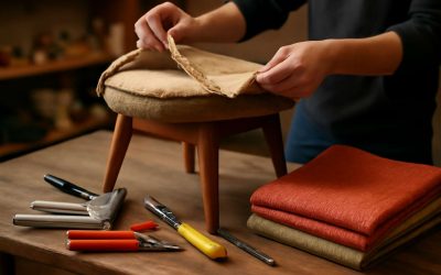 Master the Art: How to Reupholster a Stool and Transform Your Space with Ease