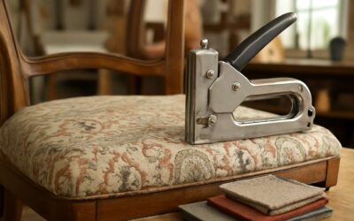 DIY Mastery: How to reupholster chair with staple gun for a stunning, budget-friendly makeover