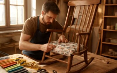 How to reupholster rocking chair: easy steps to revive your beloved seat.