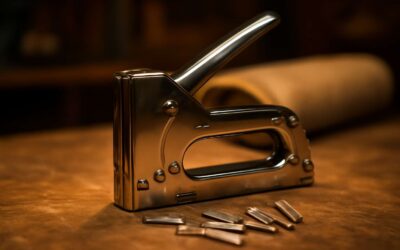 Boost Your DIY with an upholstery staple gun: Quick, durable results.