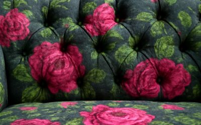 Cozy chic: upholstery fabric floral colors redefining living room style