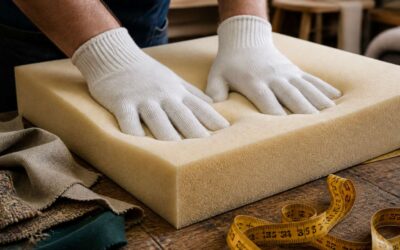 Upholstery sponge removes dust, dirt, and renews your sofa on contact.