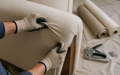 Learn how to reupholster a couch step by step.